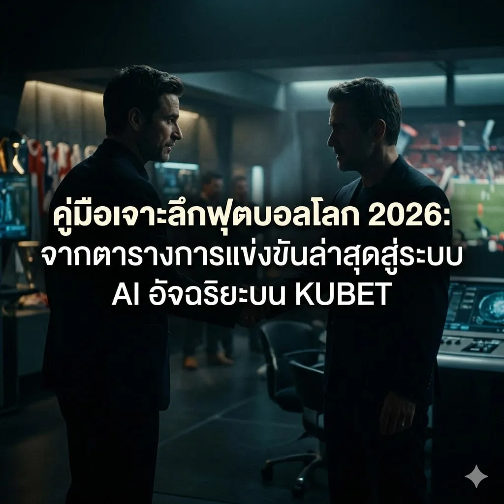 คู่มือเจาะลึกฟุตบอลโลก 2026: จากตารางการแข่งขันล่าสุดสู่ระบบ AI อัจฉริยะบน KUBET