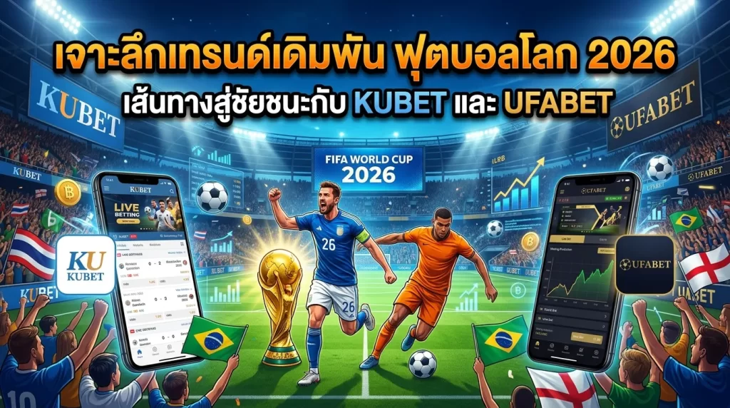 เจาะลึกเทรนด์เดิมพัน ฟุตบอลโลก 2026: เส้นทางสู่ชัยชนะกับ KUBET และ UFABET