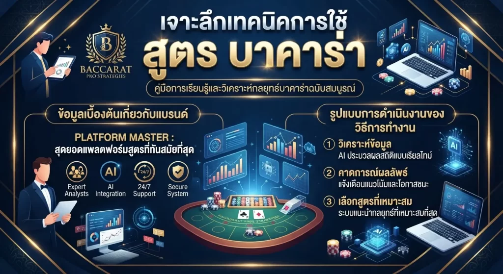 เจาะลึกเทคนิคการใช้ สูตร บา คา ร่า