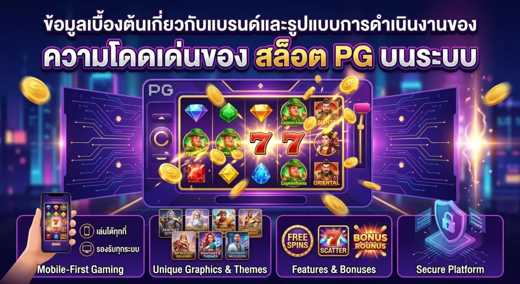 ความโดดเด่นของ สล็อต pg บนระบบ